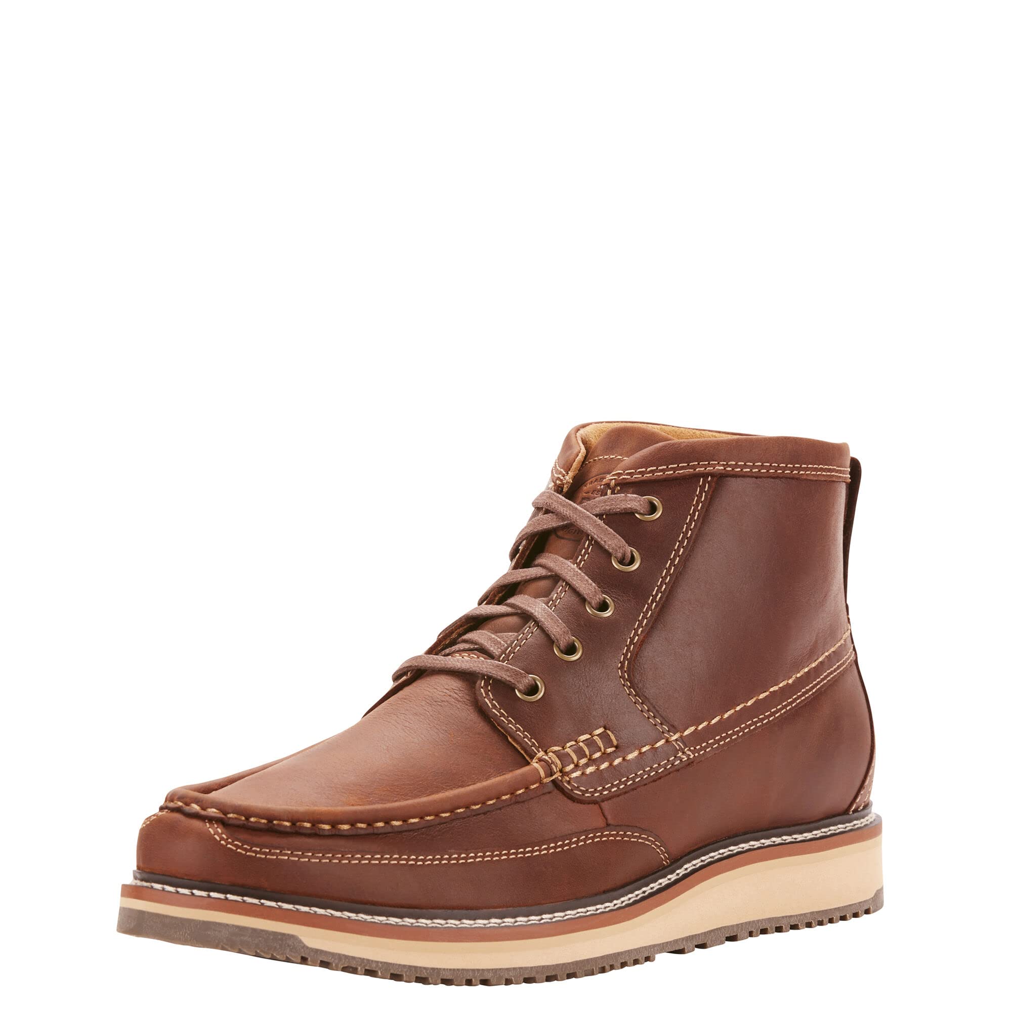 Ariat Men's Lookout Boot - Waterproof Work Boots for Men with Slip-Resistant Sole | Durable Leather Construction for Construction, Farming & Outdoor Work