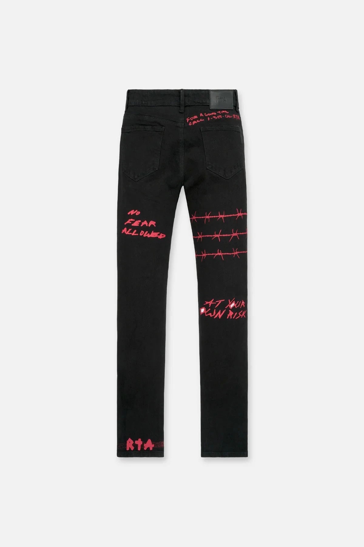 RTA Bryant Skinny Jean in Black | RLD Artistic Collection | Slim Fit Stretch Denim Pants for Women | Perfect for Casual Wear, Night Out and Office Style