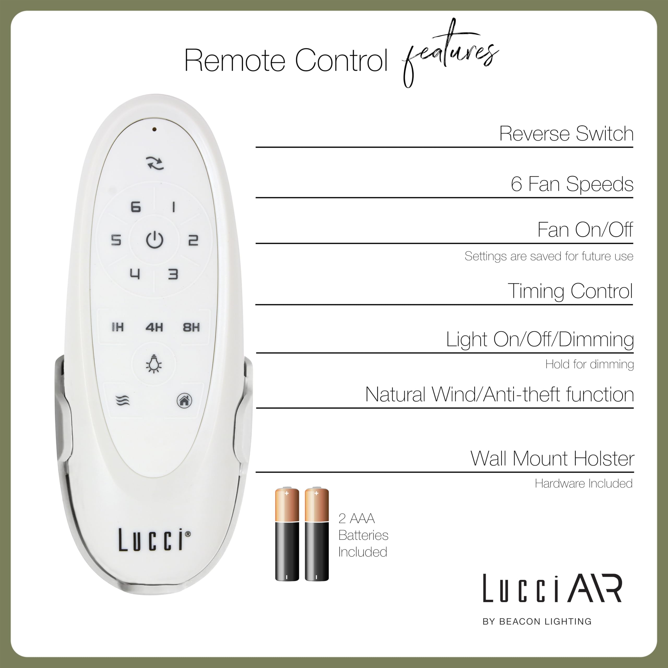 Lucci Air Flusso 52 Inch Matte White Ceiling Fan with Remote Control - Quiet Reversible Motor, Energy Efficient, Ideal for Bedroom, Living Room & Outdoor Spaces (Model 21066101)