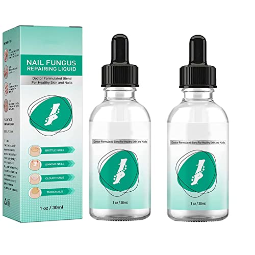 Kerassentials Toenail Fungus Treatment Oil – Healthy Skin & Nail Care Solution (2-Pack) – Effective for Fungal Infections, Cracked Heels & Nail Strengthening