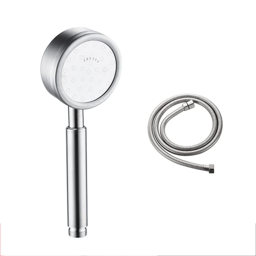 VVW&LIU High Pressure 304 Stainless Steel Shower Head - Single Showerhead with 5 Spray Modes for Powerful Water Flow - Perfect for Bathroom, Spa & Relaxation