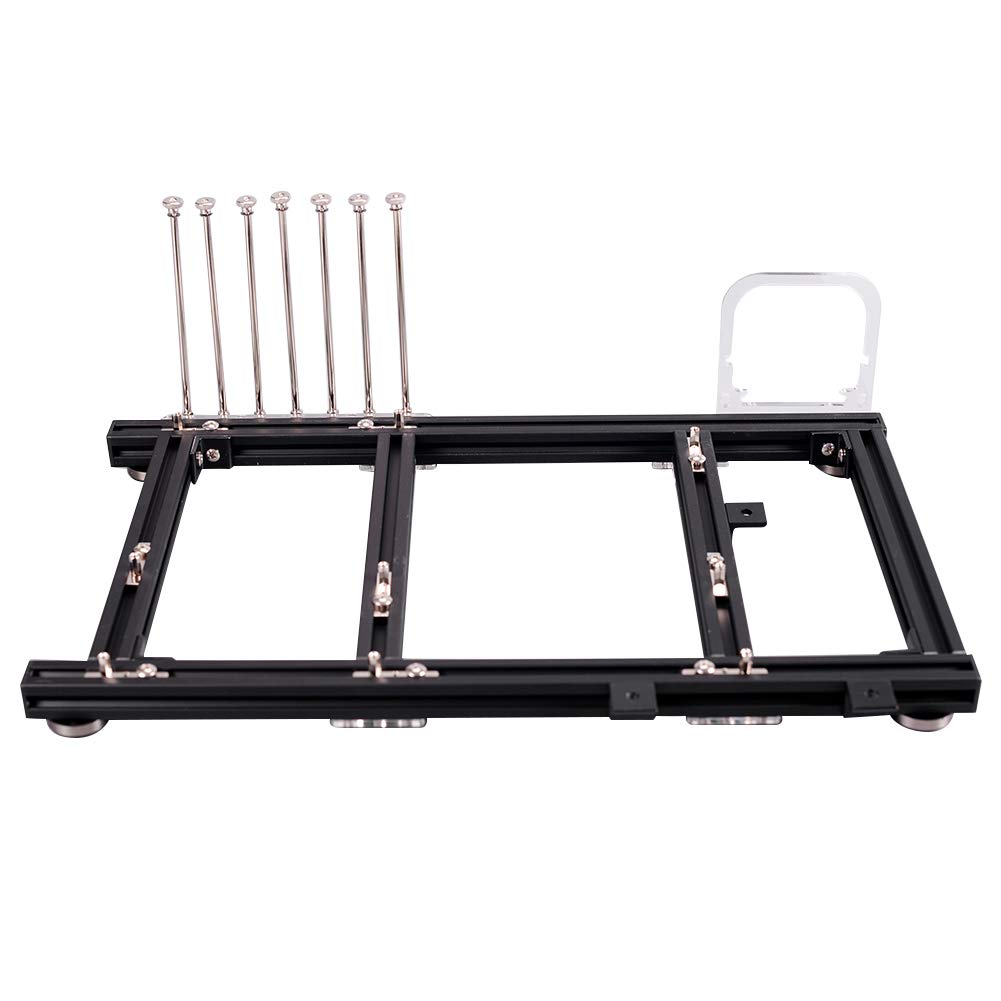 VBESTLIFE DIY Open Frame ATX PC Case - Aluminum Alloy Computer Chassis for Overclocking & Hardware Testing | Perfect for Gaming Rigs, Workstations & PC Builders