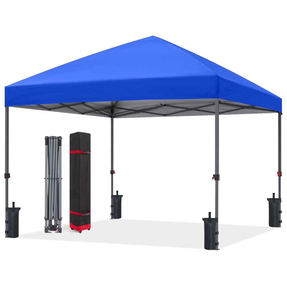 ABCCANOPY Pop Up Canopy Tent - 6x6, 8x8, 10x10, 12x12 Feet Instant Shelter for Outdoor Camping, Picnics, Beach Parties & Tailgating