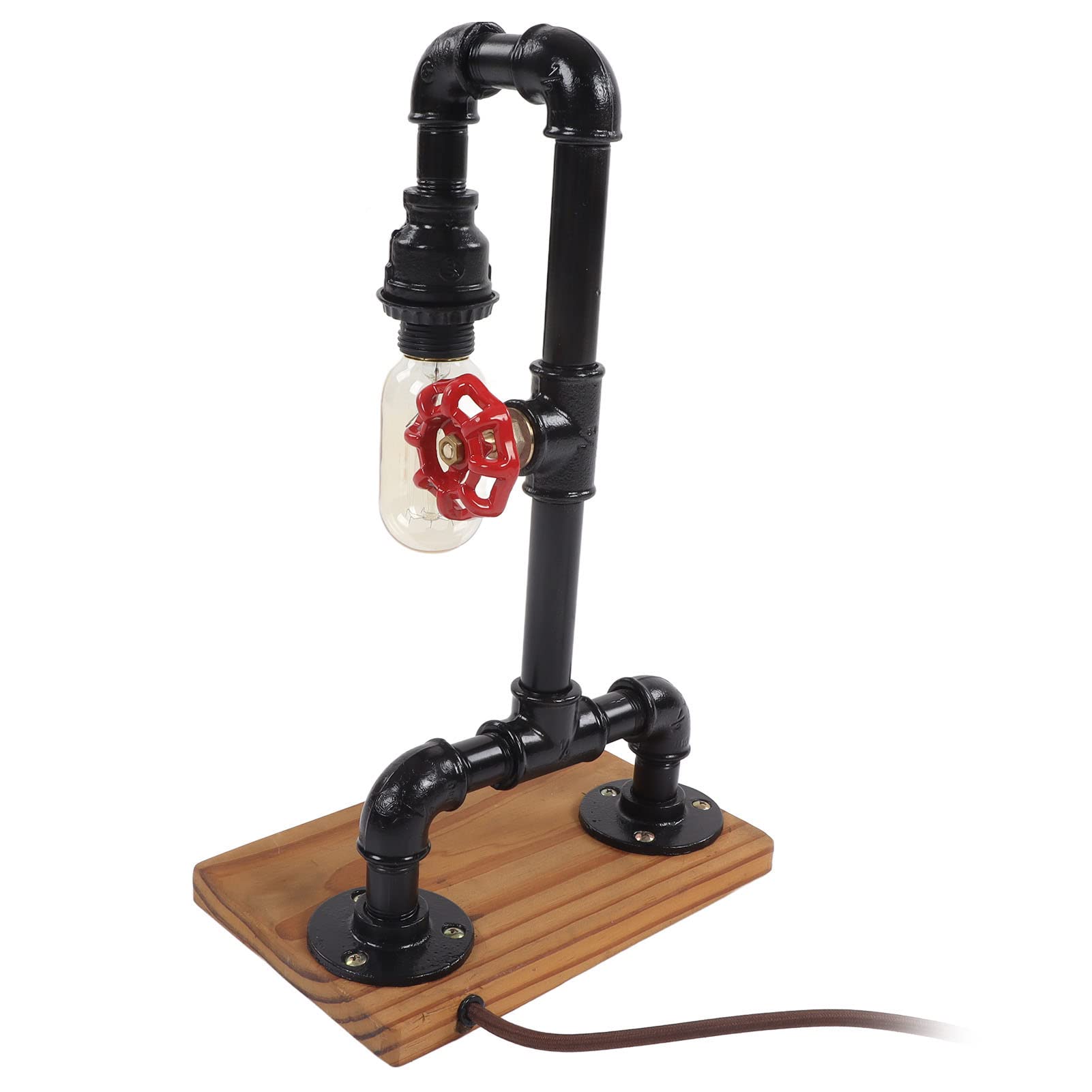 Vintage Style Desk Lamp - Artistic Durable Decorative Table Light for Bedroom, Office & Study | Warm LED Lighting for Reading, Working & Nightstand Use