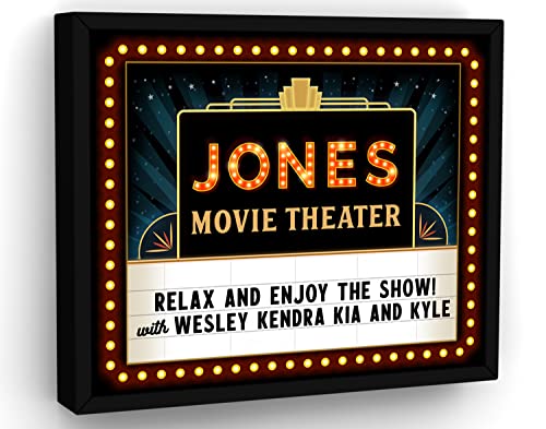 A. Family Dark Home Theater (ready to hang)