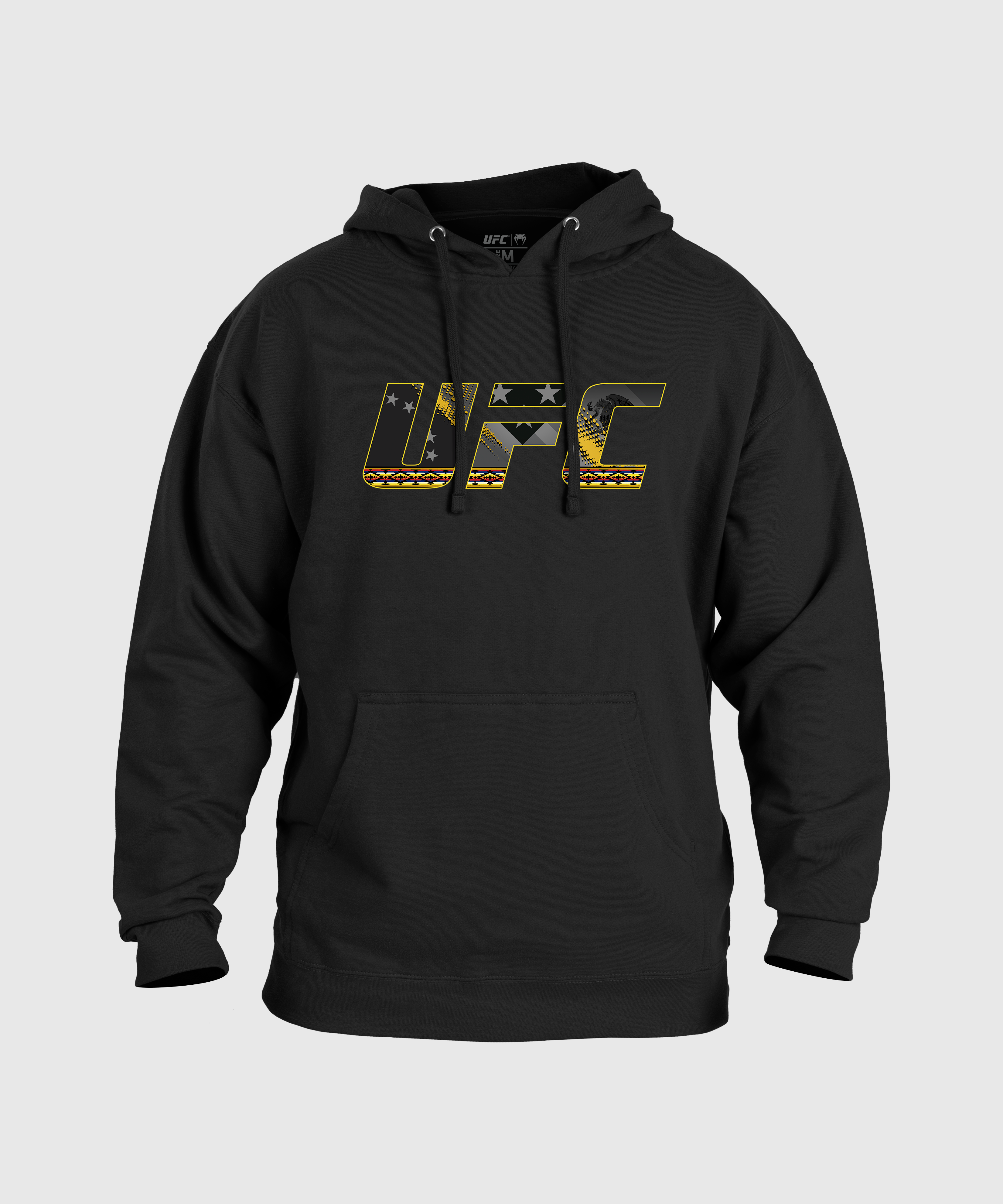 Men's UFC Unrivaled by Venum Black Julianna Peña Hoodie - Official MMA Training & Streetwear Sweatshirt for Fight Fans