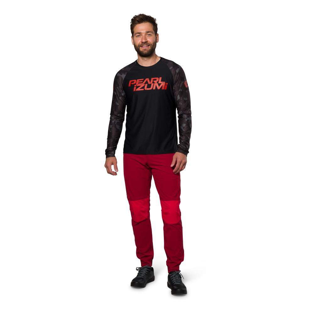 Men's Performance Long Sleeve Jersey - Breathable Moisture-Wicking Workout Shirt for Running, Gym & Outdoor Activities
