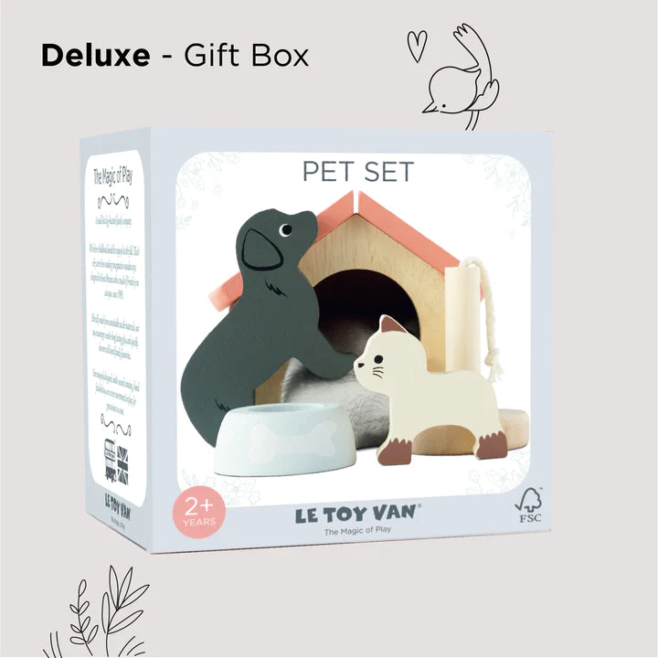 Miniature Dollhouse Pet Set - Cute Tiny Pet Toys for Dollhouse & Playhouse - Perfect for Kids' Pretend Play & Collectors' Display