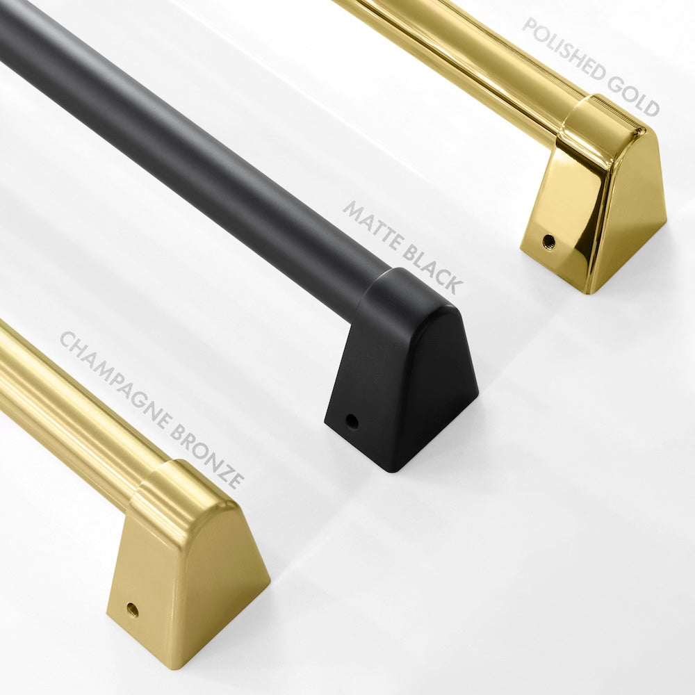 ZLINE Autograph Edition 18 Inch 8.6 cu ft Left Hinge Column Freezer - Black Stainless Steel with Graphite Gray Interior & Champagne Bronze Accents (RCFVLZ BS 18 CB) | Perfect for Home Kitchen, Basement, Garage & Commercial Use