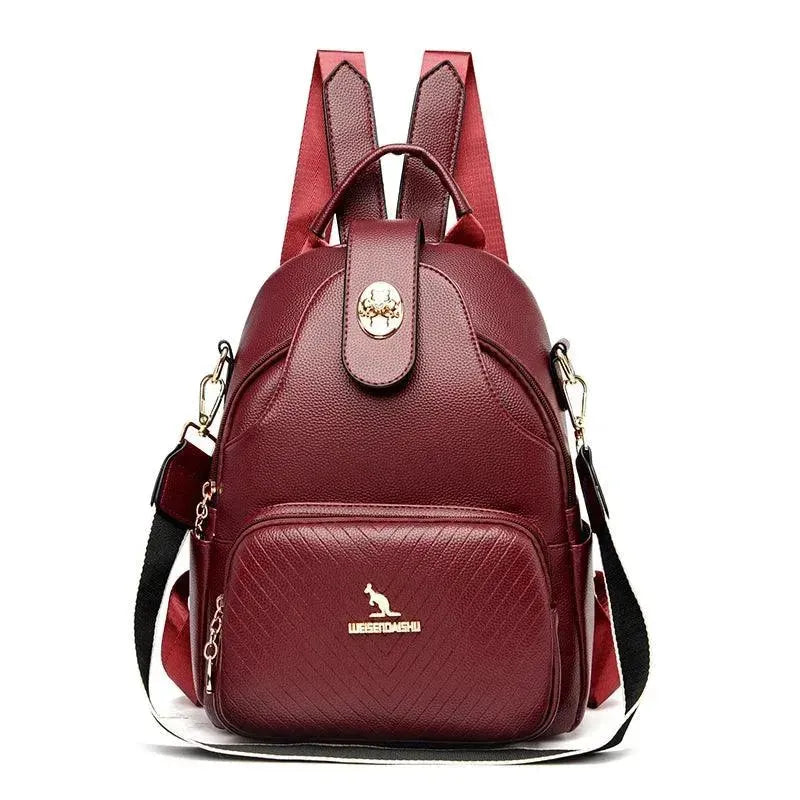 Premium Women's Leather Backpack Purse - Stylish & Durable Handbag for Work, Travel & Daily Use