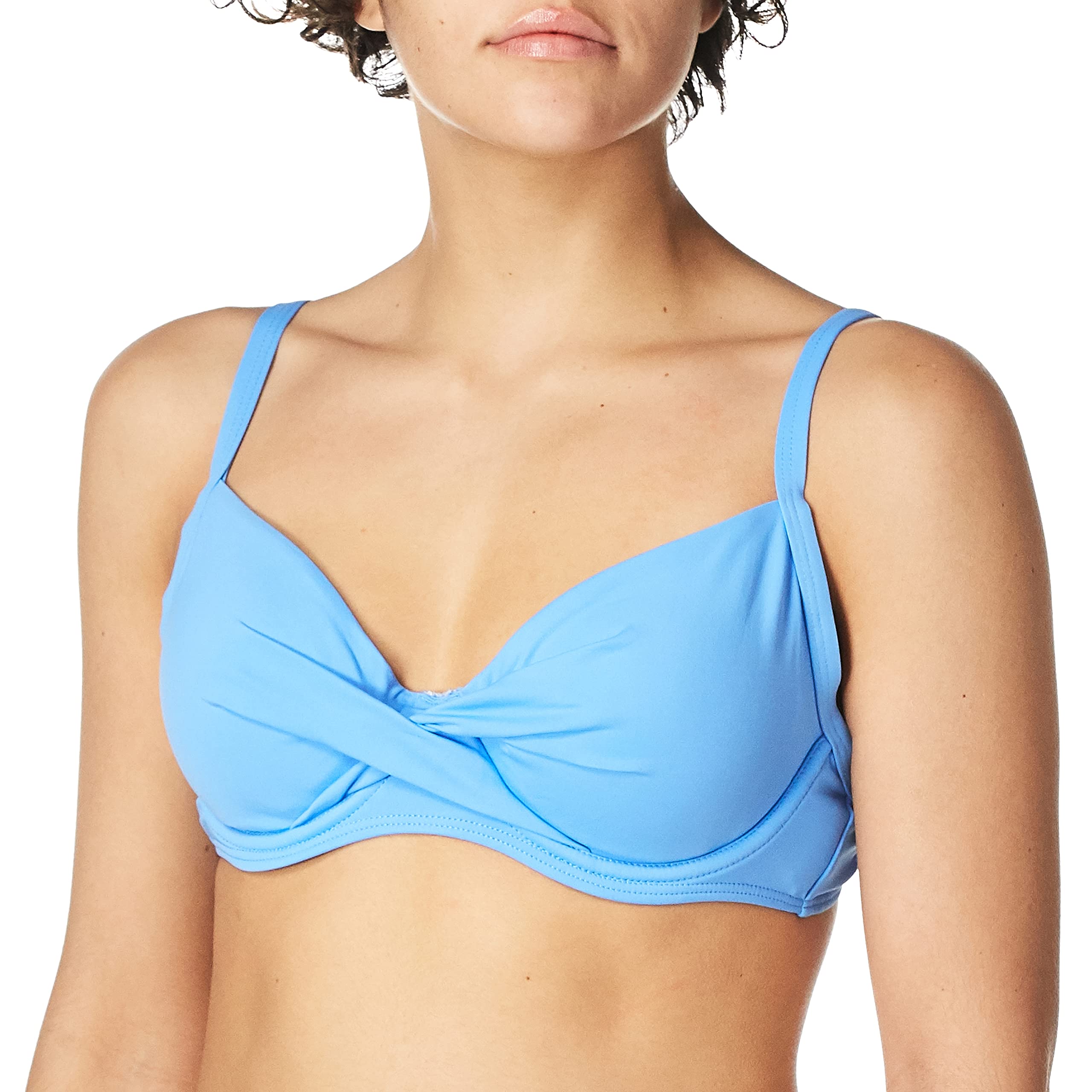 Catalina Women's Standard Twist Front Underwire Bikini Top - Comfortable Swimwear for Beach, Pool & Summer Vacations