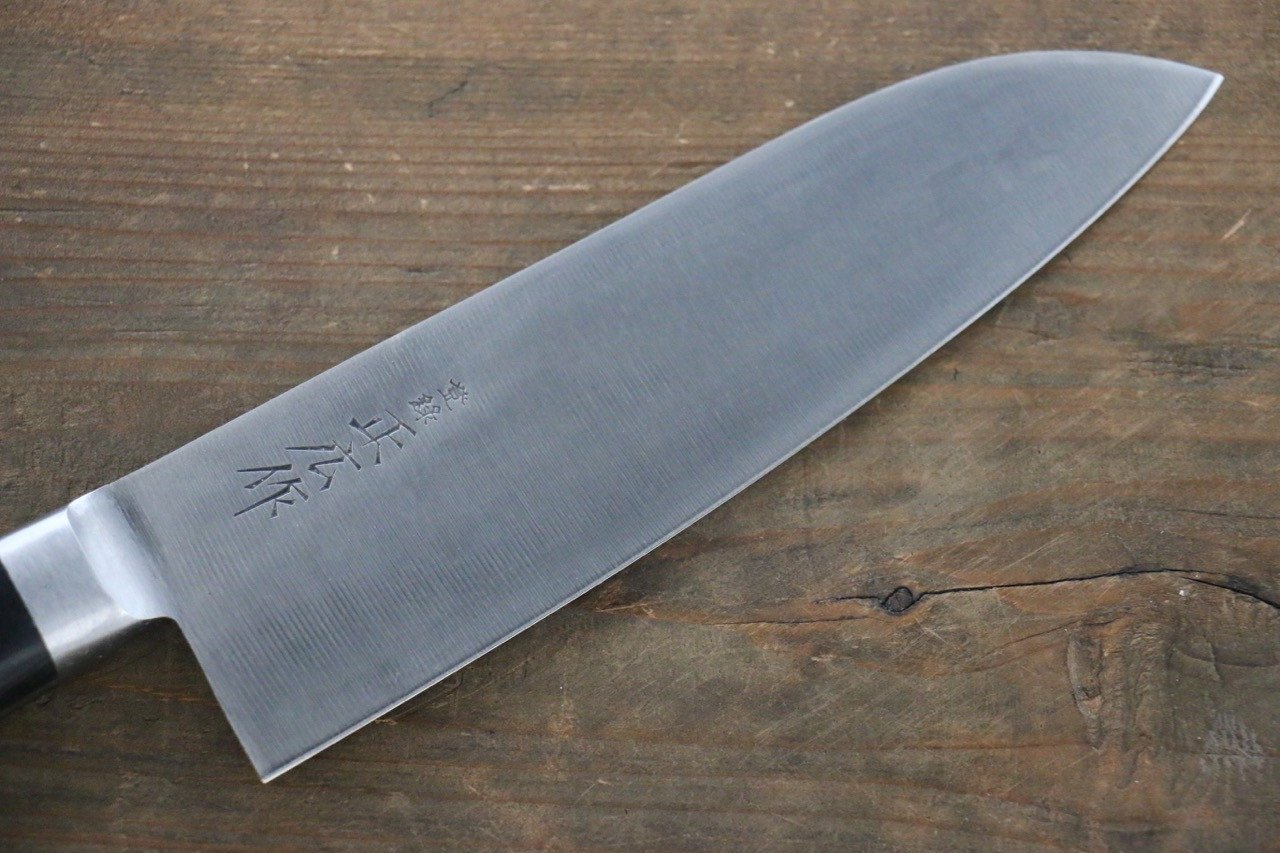 Masahiro Japanese Steel Santoku Knife 175mm - Professional Chef's Knife for Slicing, Dicing & Mincing - Perfect for Home Kitchen & Restaurant Use