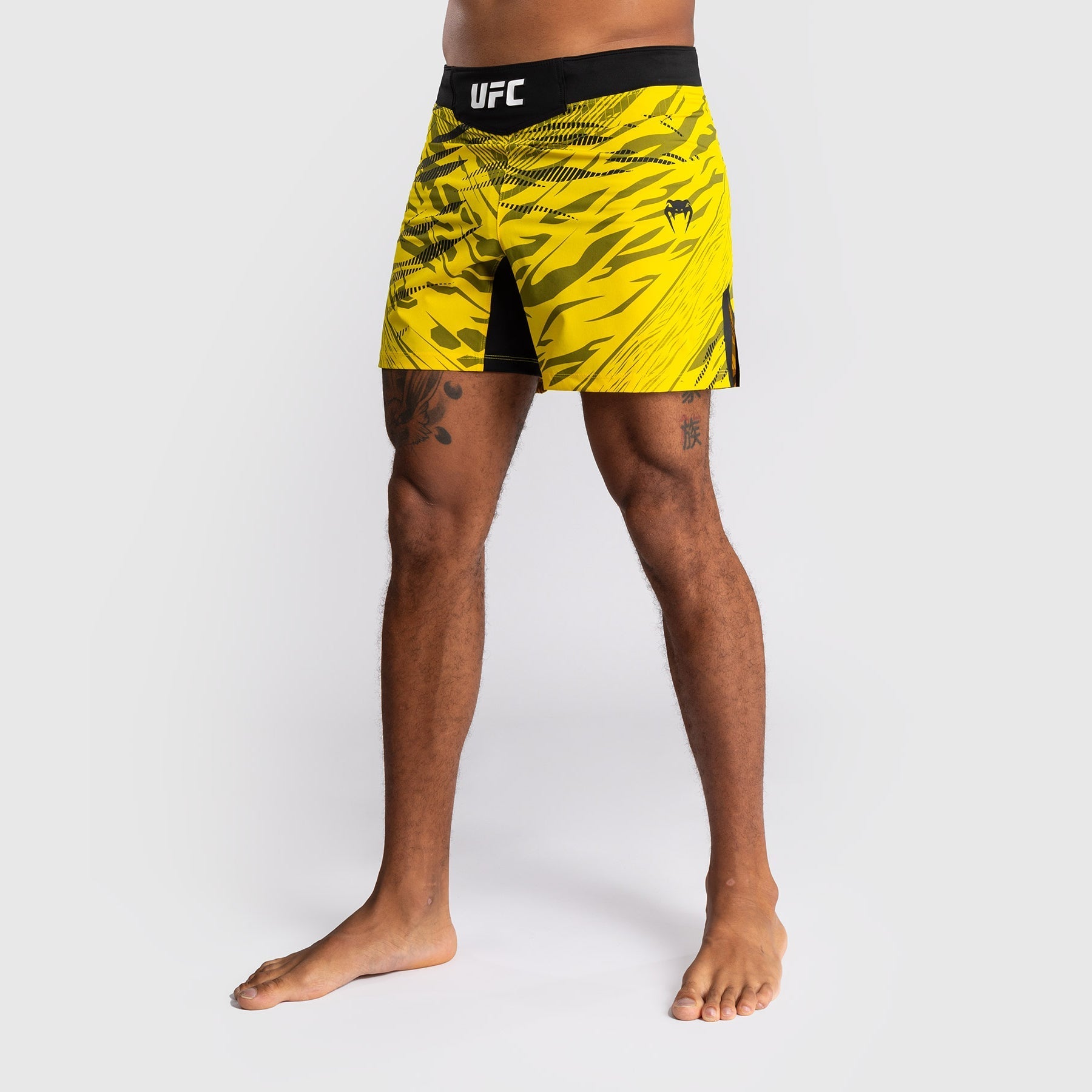 Venum UFC Fusion Authentic Men's MMA Fight Shorts - Personalized Custom Fight Night Gear - Comfortable & Durable for Training, Sparring & Competition (Yellow)