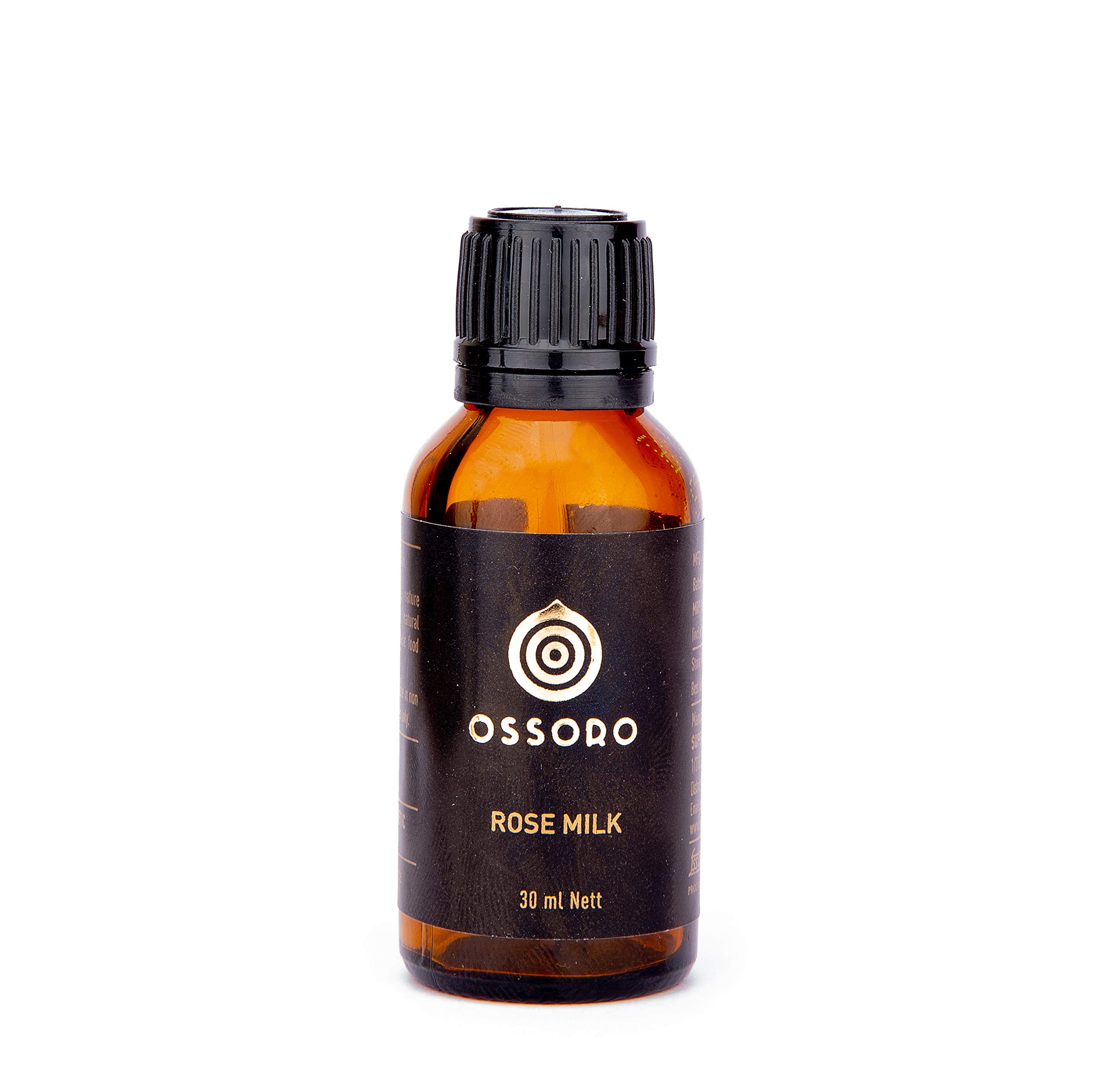 Ossoro Rose Milk Flavor Essence - 100% Vegetarian Natural Extract (1 oz) for Baking, Desserts, Ice Cream