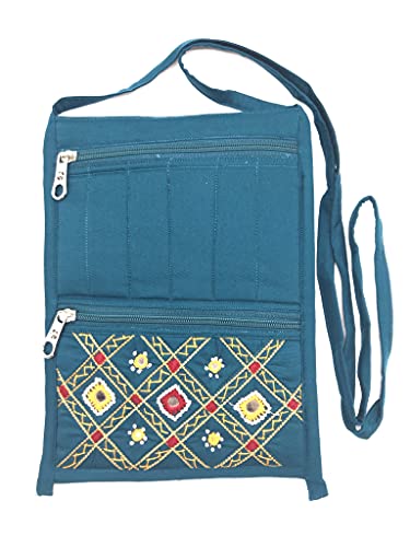 turquoise sling bags for women