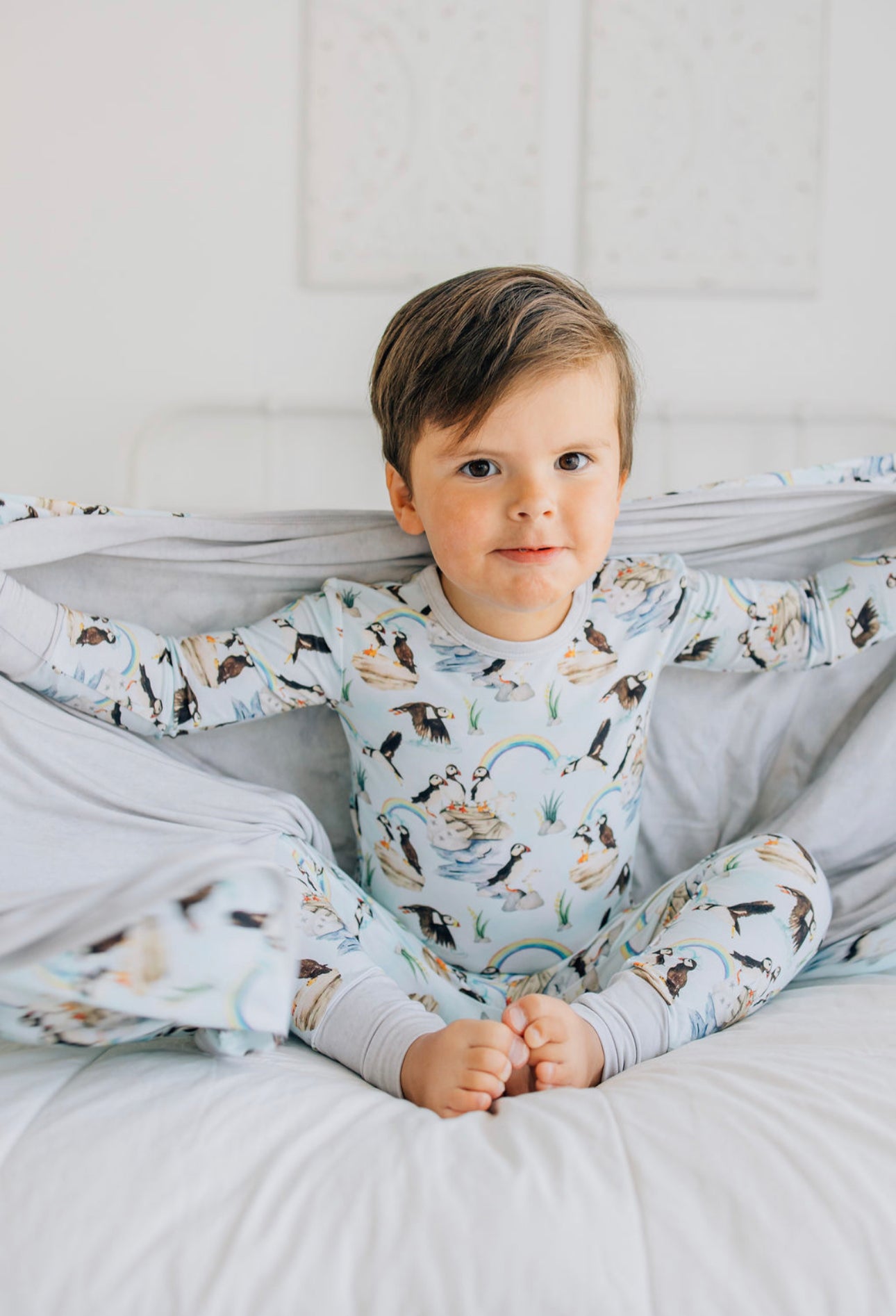 Puffin Point Two Piece Pajama Set - Soft & Comfortable Women's Sleepwear for Lounge & Bedtime | Cozy Nightwear for Relaxing at Home