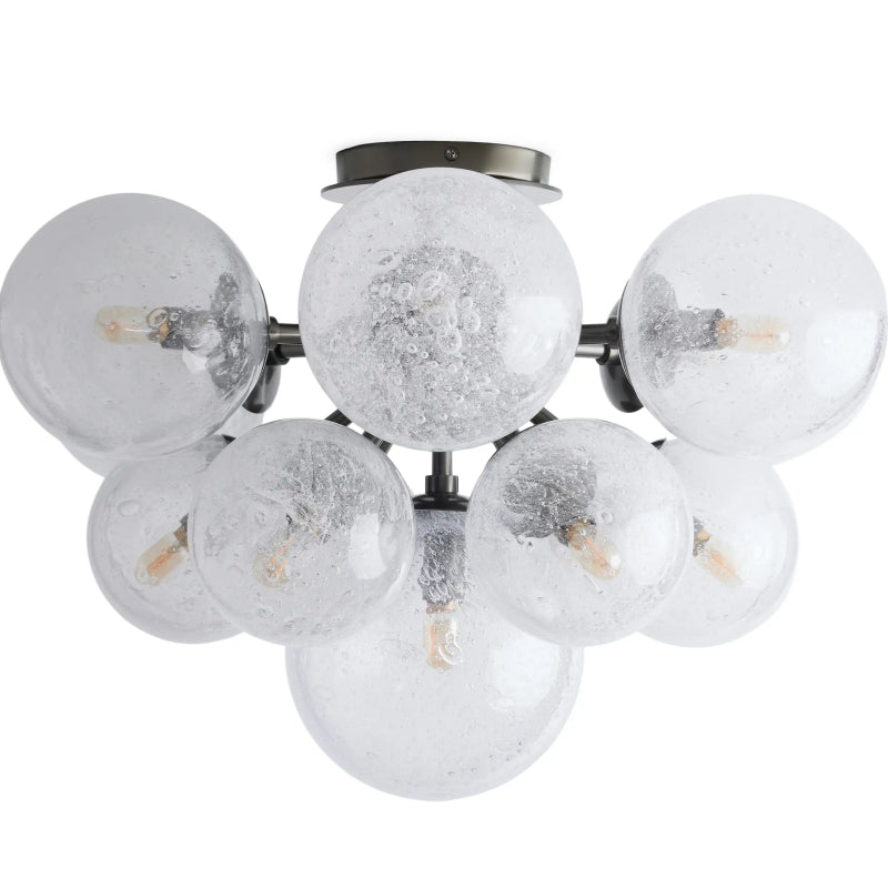 Mandoza Flushmount Ceiling Light - Modern LED Fixture for Bedroom, Kitchen, Hallway | Energy Efficient & Easy Installation