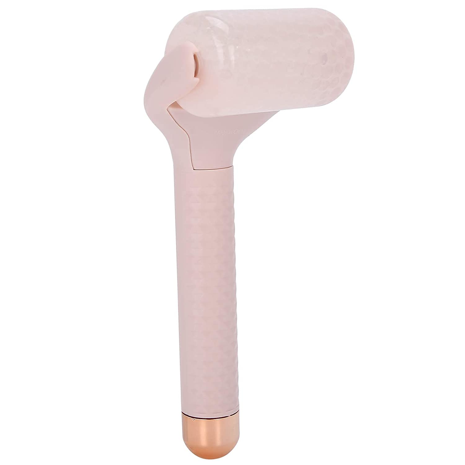 KolorFish Ice Roller Face Massager for Skin Tightening & Wrinkle Reduction - Cooling Therapy to Brighten Complexion, Reduce Under Eye Puffiness - Migraine & Pain Relief - Perfect for Morning Skincare Routine & Post-Workout Recovery (Pink)