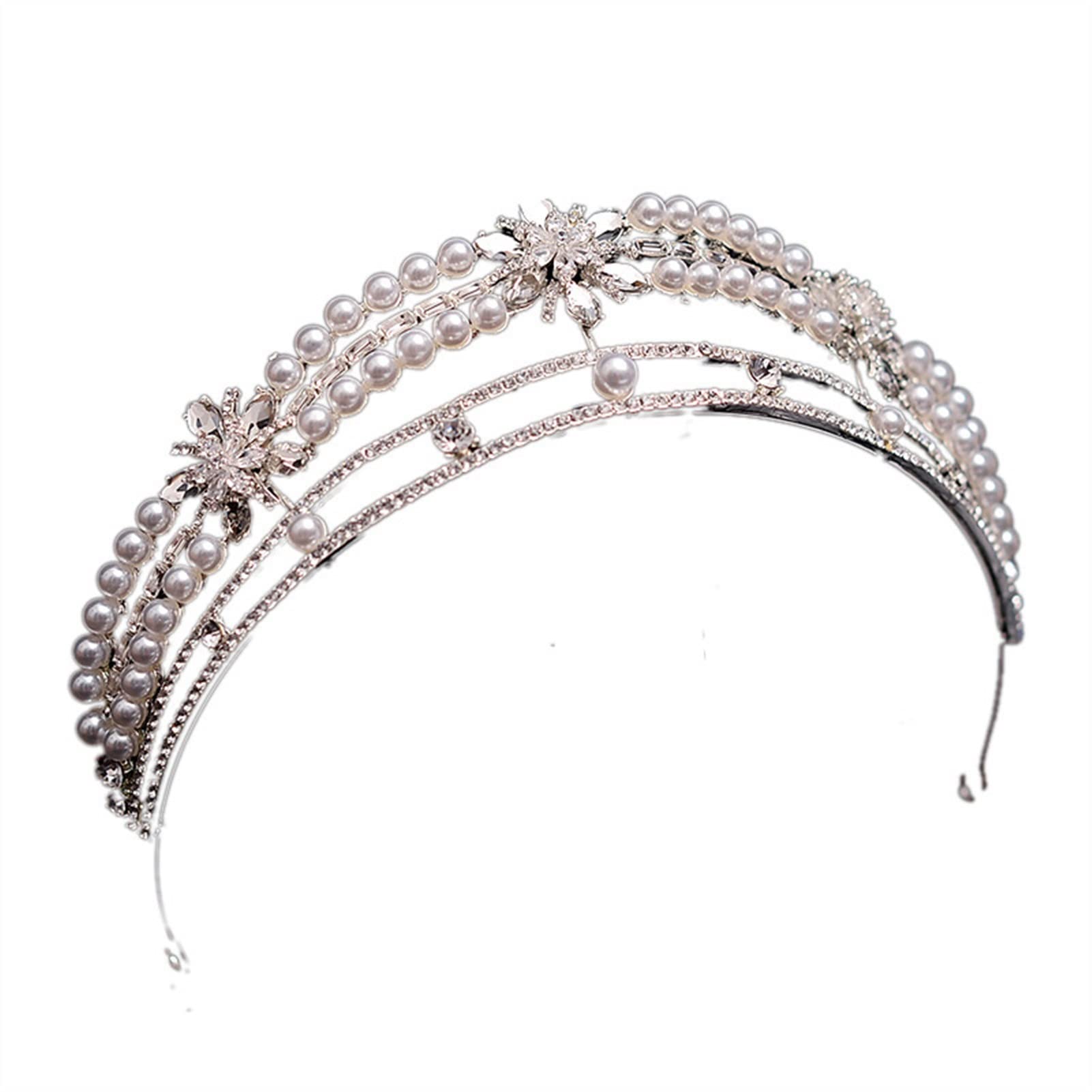 XXXXW Elegant Wedding Headpieces & Bridal Hair Accessories – Princess Birthday Headdress for Brides, Bridesmaids & Special Occasions | Perfect for Weddings, Prom, Quinceañera & Formal Events