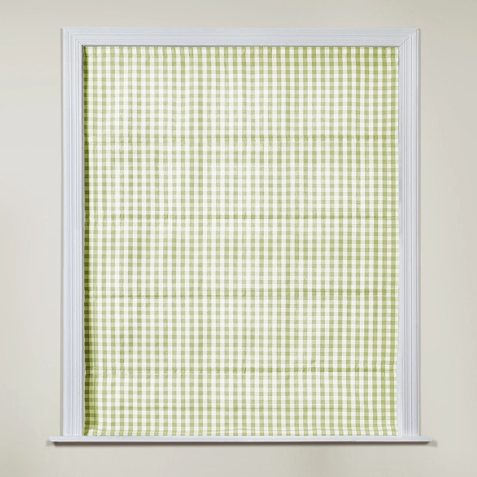 Celia Patterned Cordless Roman Shade Window Treatment - Blackout Fabric for Bedroom & Living Room Privacy & Light Control
