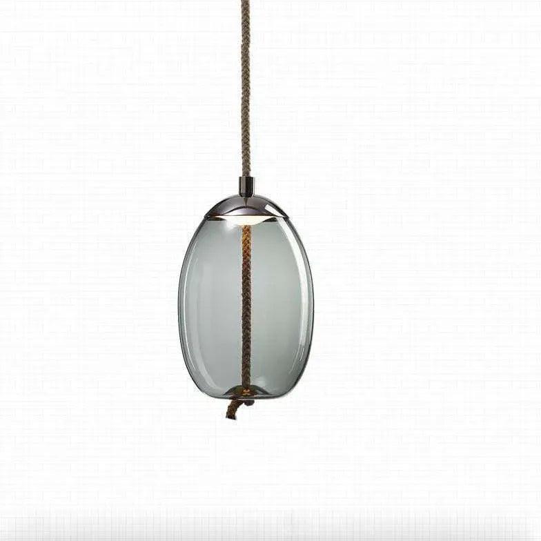 Minimalist Transparent Glass Pendant Lights - Various Shapes for Modern Kitchen, Dining Room & Bedroom Lighting Decor