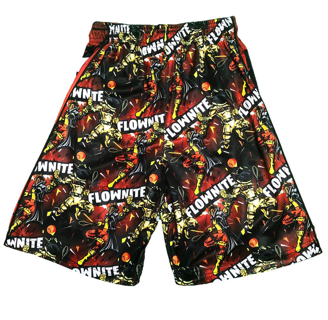 Boys Flownite Attack Short - Lightweight & Durable Kids' Running Shorts for Sports, Gym & Outdoor Play - Perfect for Basketball, Soccer & Active Wear