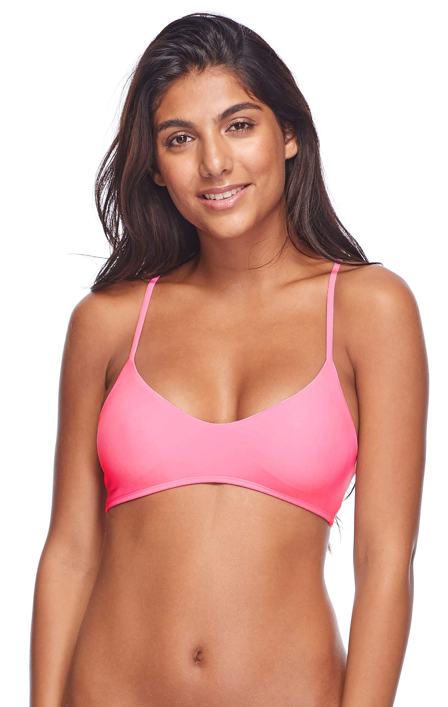Body Glove Women's Alani Solid Strappy Back Halter Bikini Top - Comfortable Swimwear for Beach, Pool & Summer Vacations