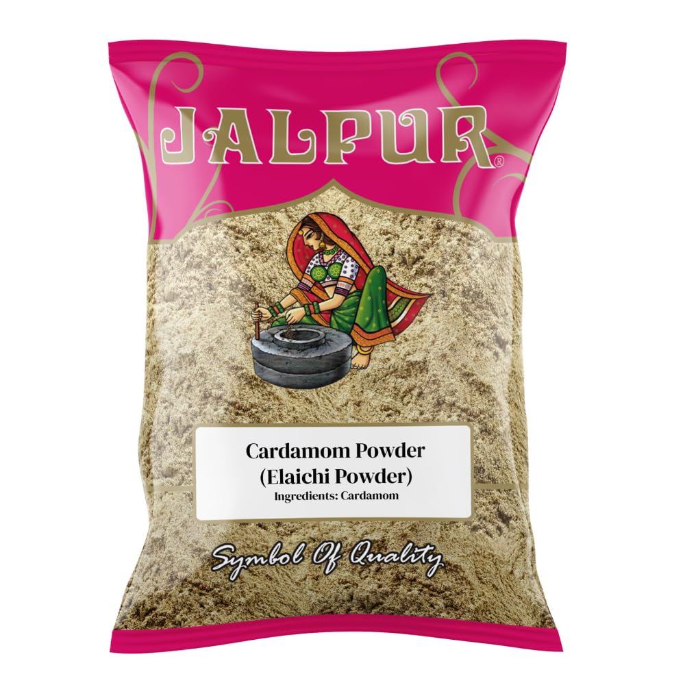 Organic Cardamom Powder 100g - Premium Ground Cardamom Spice for Baking, Cooking & Tea - Gluten-Free & Non-GMO - Perfect for Chai, Curry & Desserts