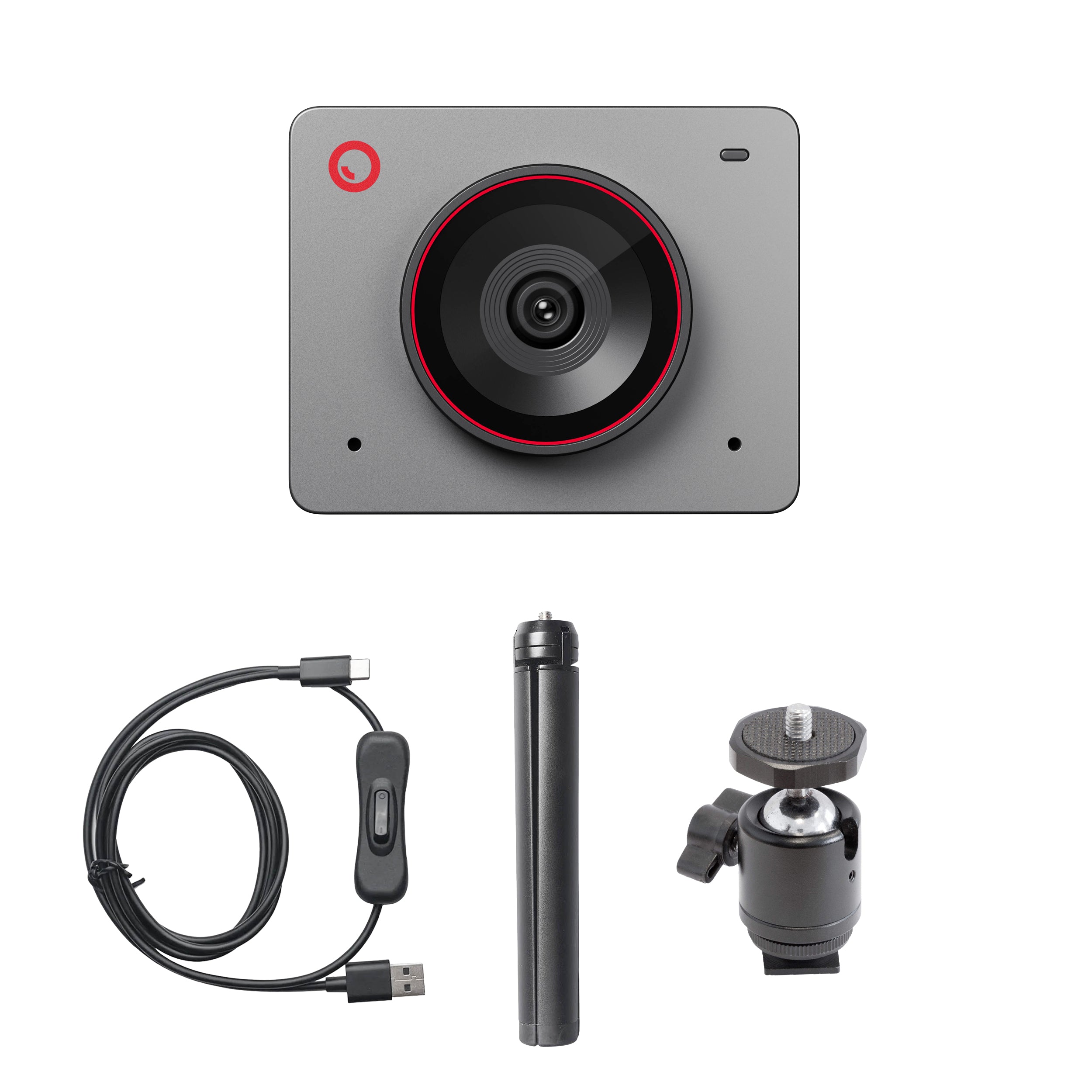 OBSBOT Meet 2 4K AI Webcam with Auto Tracking - Compact Desktop Streaming Camera for Zoom Meetings, YouTube Videos & Remote Work