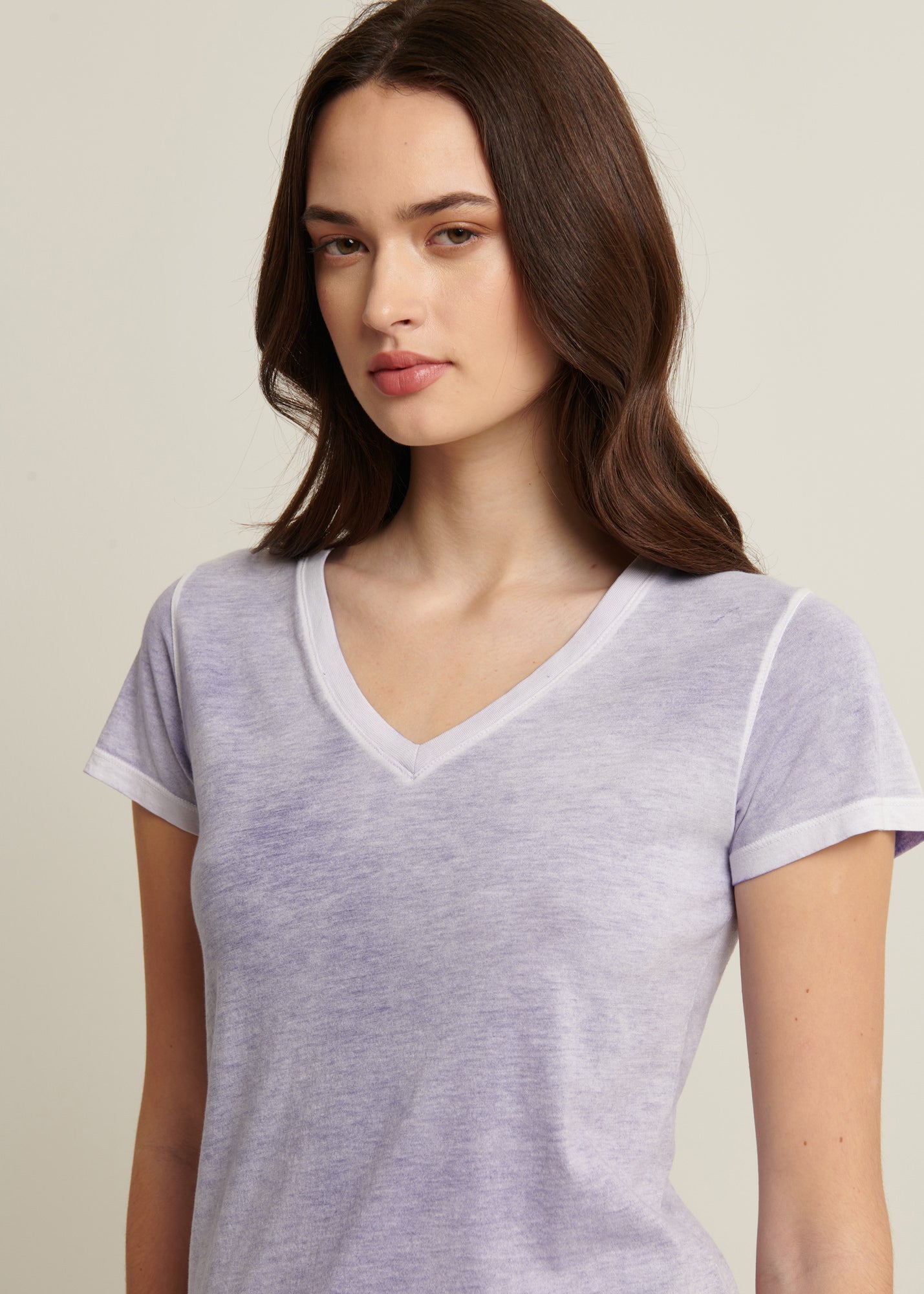 Premium Pima Cotton Short Sleeve V-Neck T-Shirt for Men - Soft & Breathable Classic Tee - Perfect for Casual Wear, Gym & Everyday Outfits