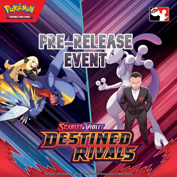 Boomloot Destined Rivals Pre-Release Event RSVP - Exclusive Collectible Card Game Launch for TCG Enthusiasts | Perfect for Tournaments, Gaming Nights & Collector Showcases