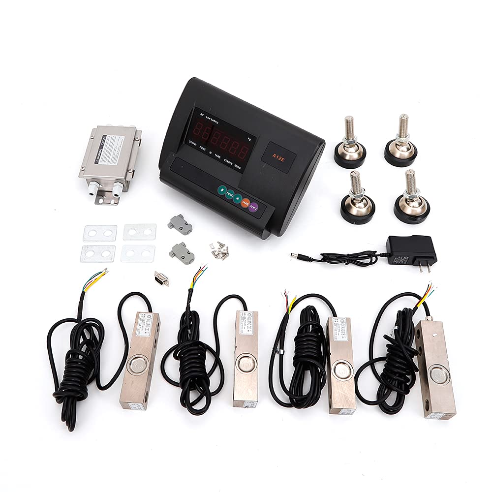 2.5T Livestock Scale Kit - High Precision Animal Scale for Cattle, Pigs, Sheep - Heavy Duty Digital Weight Indicator - Perfect for Farm, Ranch, and Veterinary Use