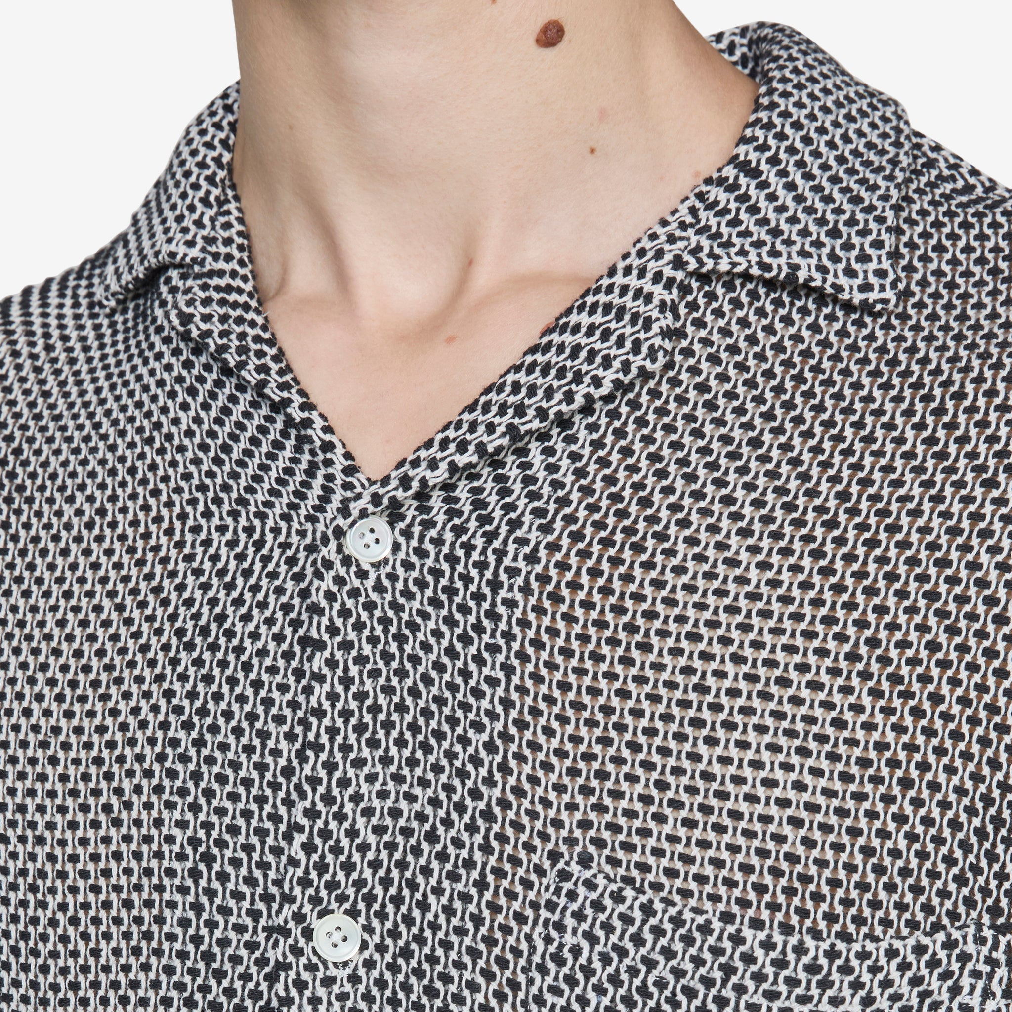 Premium Agora Knit Shirt for Men - Soft Breathable Cotton Crewneck T-Shirt in Black - Perfect for Casual Wear, Office & Everyday Outfits