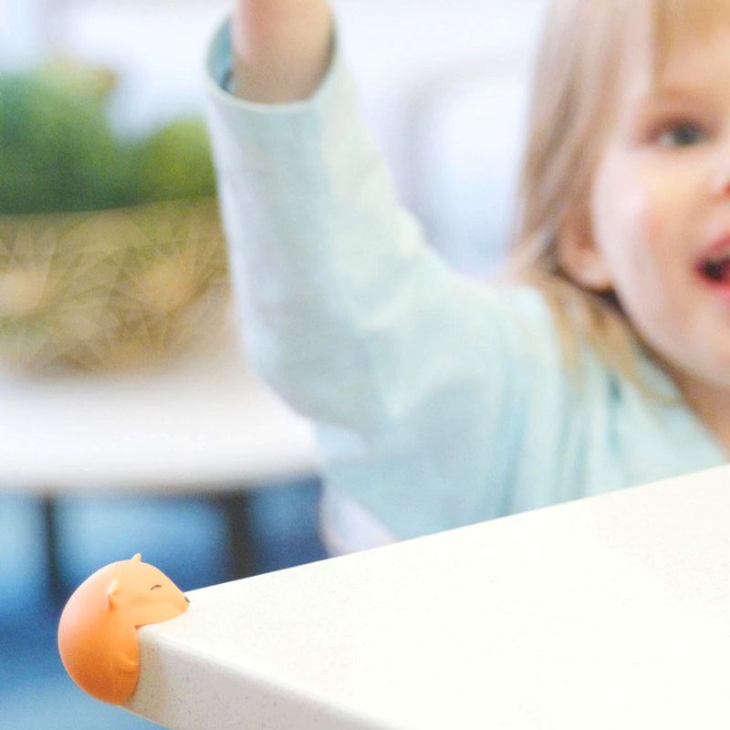 FOXII Baby Proof Corner Guards - Soft Silicone Edge Protectors for Furniture & Tables - Child Safety Bumpers for Home & Office Use