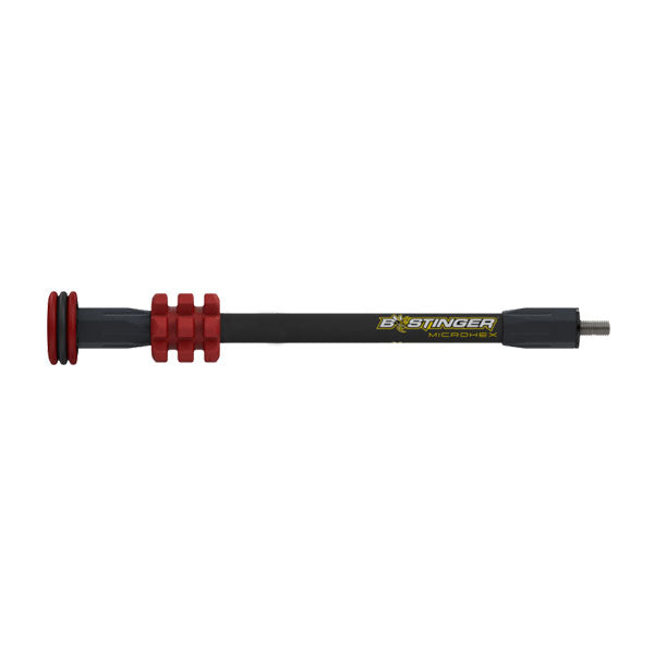Bee Stinger Microhex 8 Stabilizer for Archery - Lightweight Carbon Fiber Stabilizer with Vibration Dampening (Multiple Color Options) - Perfect for Target Shooting and Bow Hunting