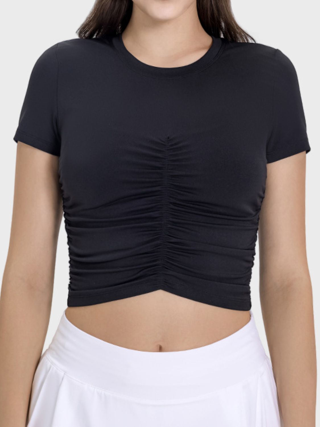 Breathable Short Sleeve Active Top for Women - Lightweight Workout Shirt for Running, Yoga & Gym - Moisture Wicking Fitness Tee