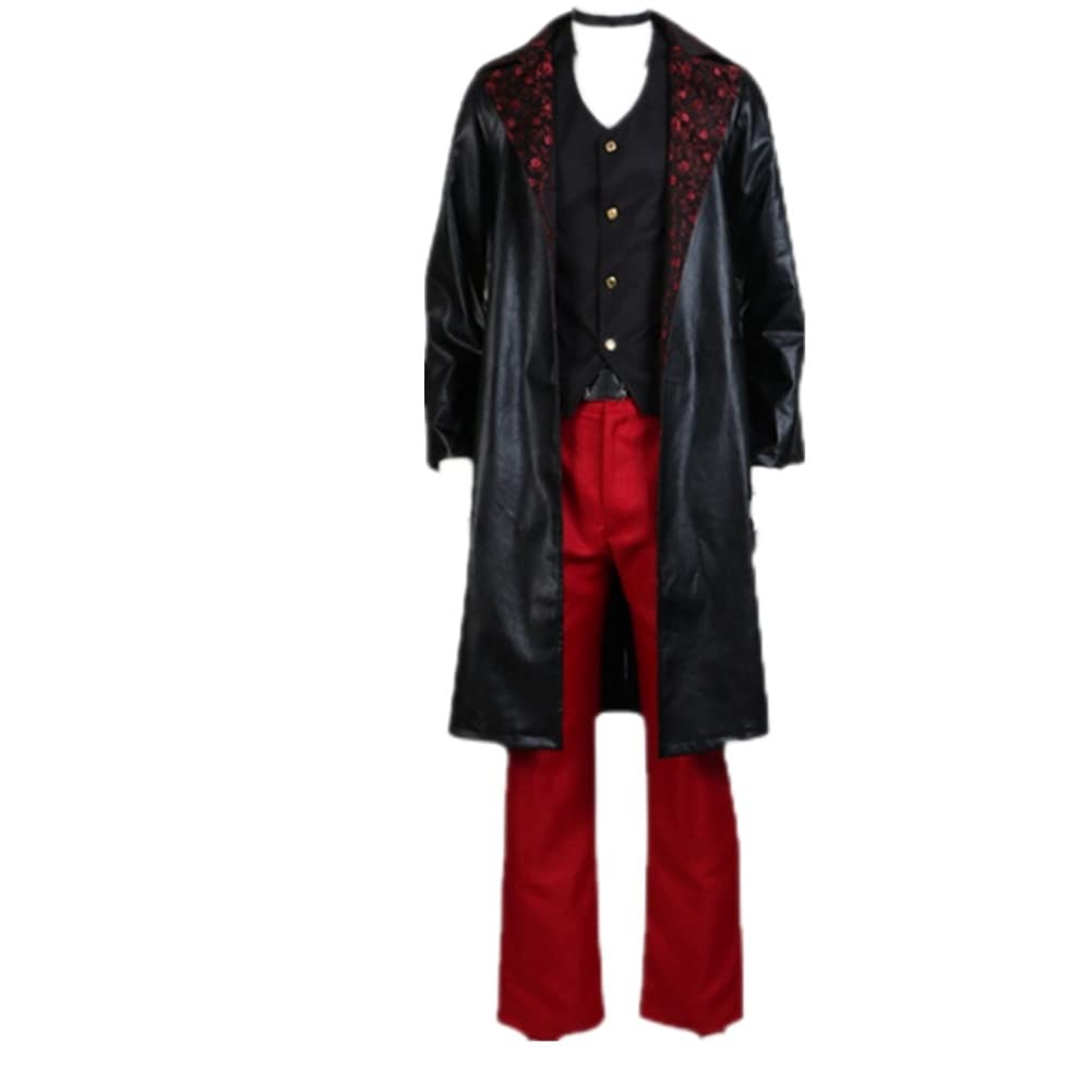 Iori Yagami Cosplay Costume - PU Leather Trench Coat Suit for Halloween, Carnival & Anime Conventions | Perfect for Cosplay Events & Themed Parties