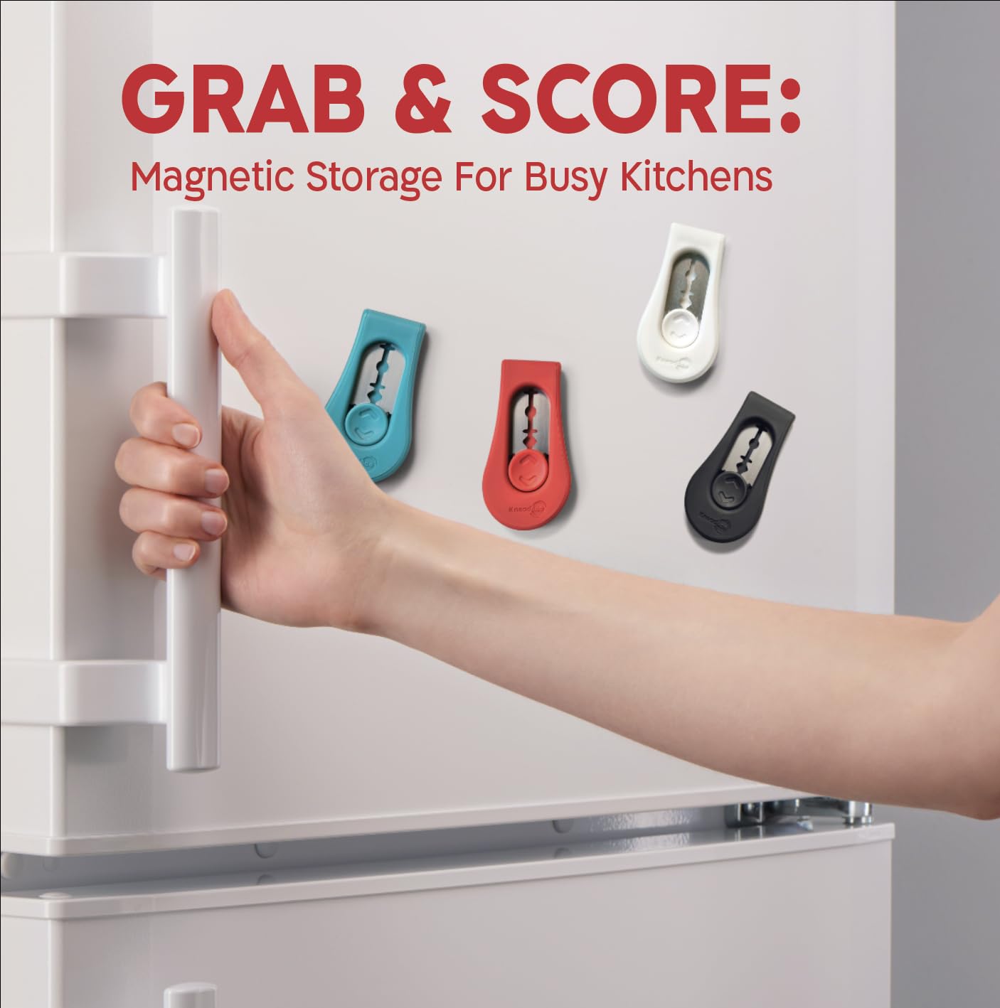 KneadAce Upgraded Magnetic Bread Lame with Extractable Razor - Professional Sourdough Scoring Tool for Artisan Bread Baking | Includes 5 Replacement Blades & Scoring Patterns Guidebook | Perfect for Home Bakers and Professional Bakeries