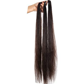 BLUSHIA Brown Hair Extension for Women & Girls - Braid Hair Parandi/Choti - Pack of 1 | Perfect for Weddings, Parties & Everyday Styling