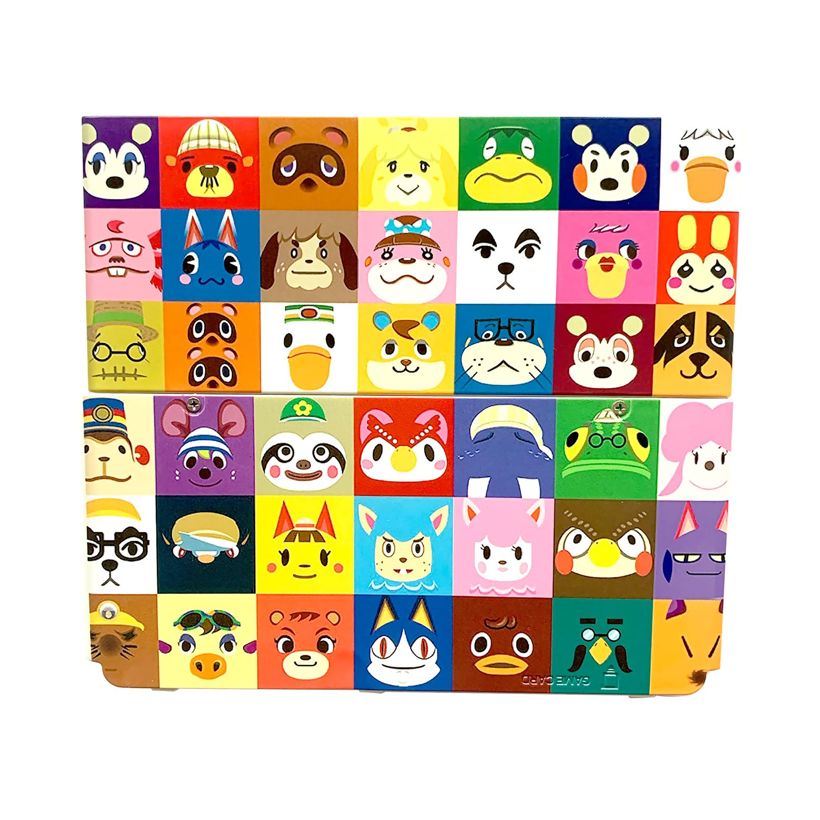Limited Edition Forest Small Animals Faceplate & Shells for New 3DS XL - Colorful Cartoon Cover Plates with White Backplate Accessories | Perfect for Gaming Enthusiasts & Collectors