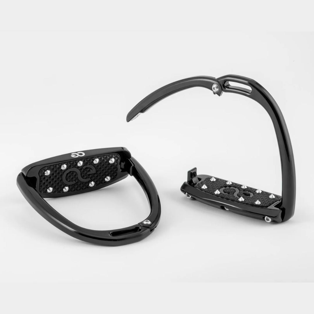 Equus Hunter Escape Junior Stirrups - Lightweight Safety Stirrups for Kids & Youth Horseback Riding - Perfect for Trail Riding, Lessons & Equestrian Training