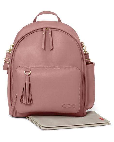 Skip Hop Greenwich Simply Chic Backpack - Stylish Diaper Bag for Moms & Dads - Perfect for Daycare, Travel & Everyday Use