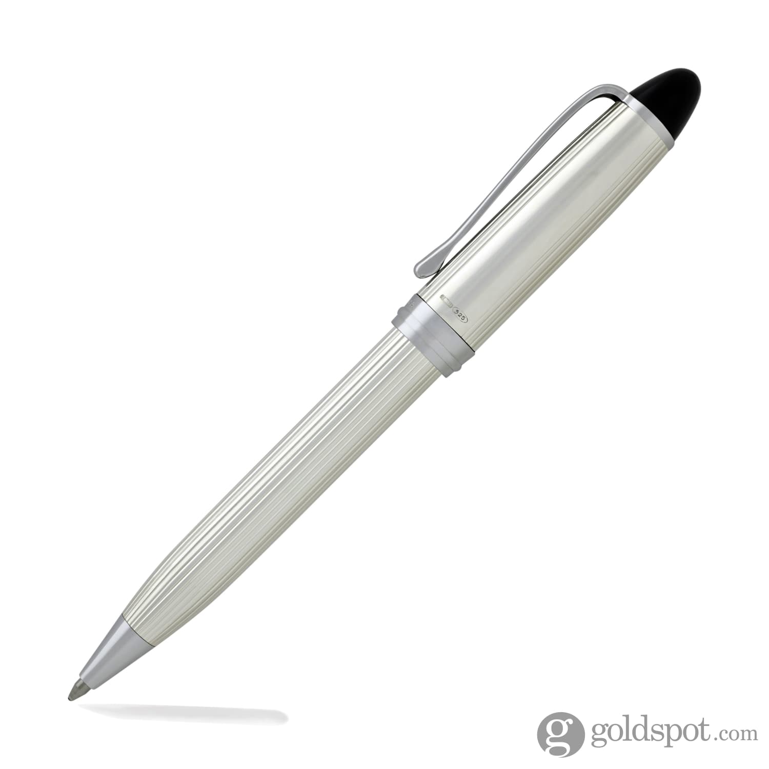 Aurora Ipsilon Sterling Silver Ballpoint Pen - Premium Writing Instrument for Business, Gifts & Elegant Office Use