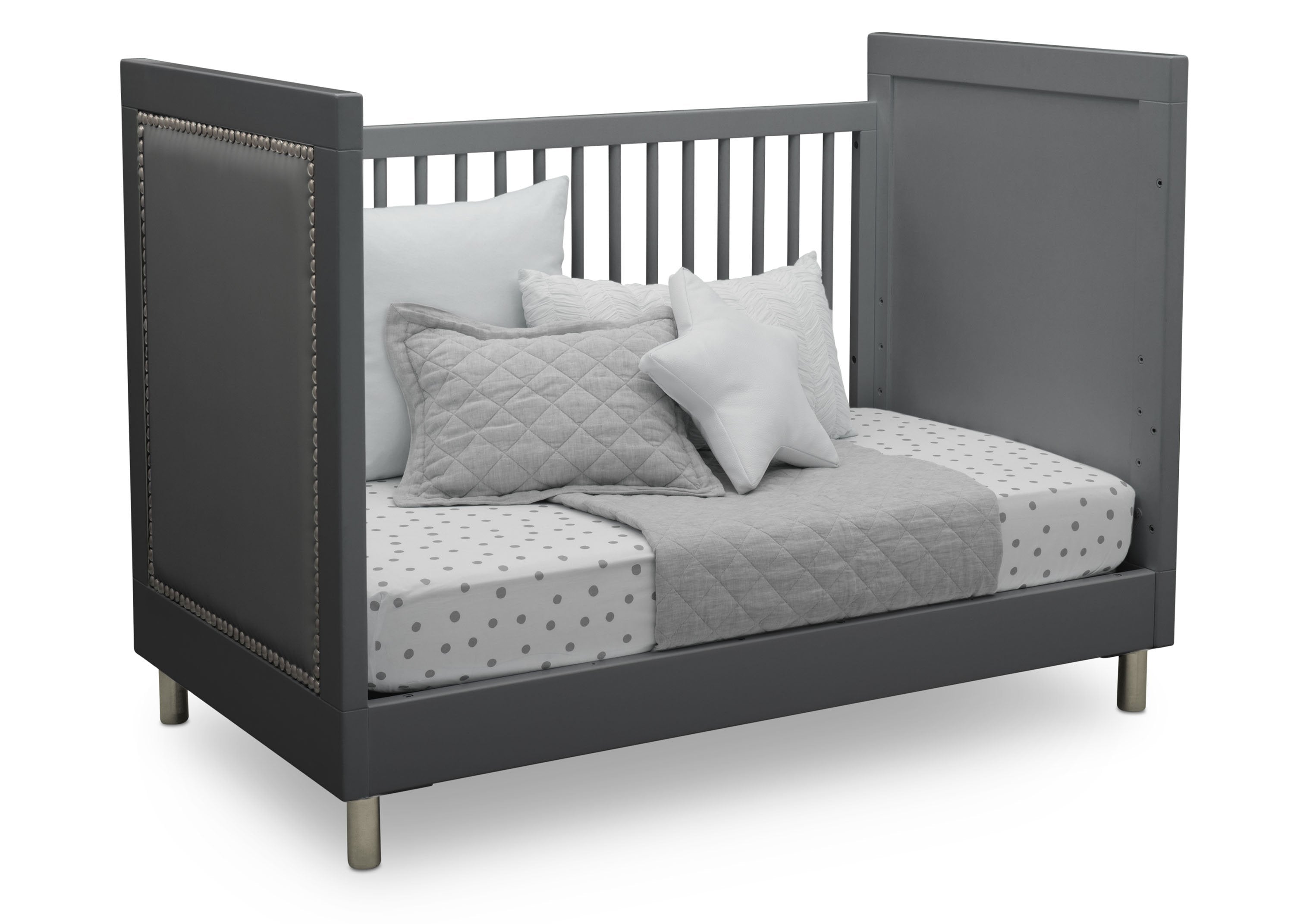 Avery 3-in-1 Convertible Baby Crib - White Nursery Furniture for Newborn to Toddler | Perfect for Modern Nursery, Bedroom & Daycare Use