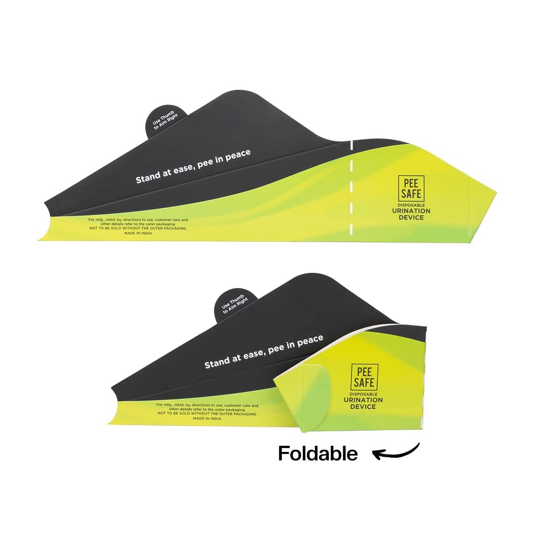 Pee Safe Foldable & Disposable Female Urination Device - 36 Pack | Portable Female Urinal for Women, Pregnant Ladies, Arthritis Patients & Travelers | Compact & Hygienic | Reduces UTI Risk | Perfect for Camping, Hiking, Road Trips & Public Restrooms