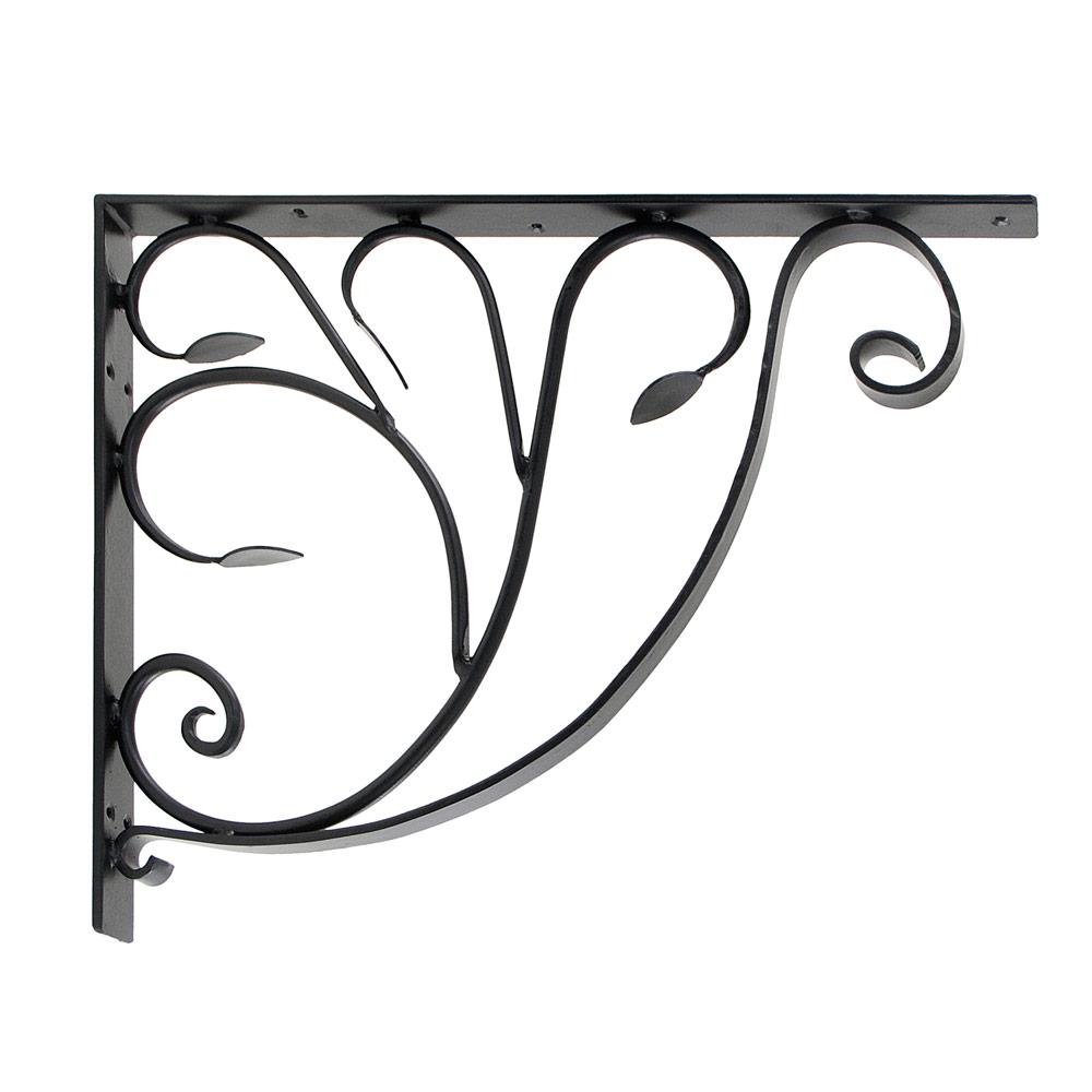 Leafy Leaf Mailbox Bracket - Rustic Decorative Mailbox Holder for Outdoor & Garden Use | Perfect for Farmhouse, Cottage & Vintage Style Homes