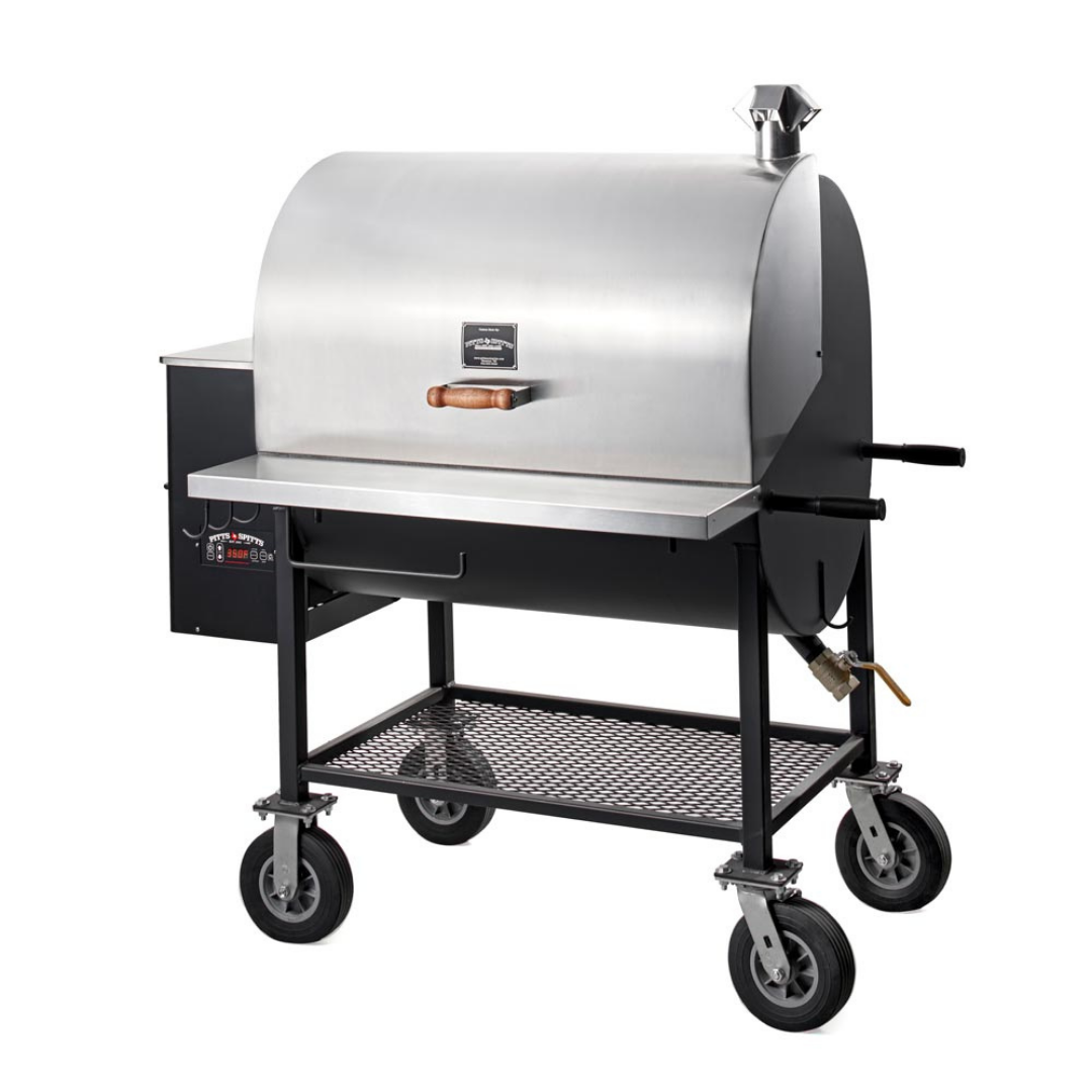 Pitts & Spitts Maverick 2000 Pellet Grill - Premium BBQ Smoker for Outdoor Cooking, Backyard Grilling & Tailgating (Rental Available)