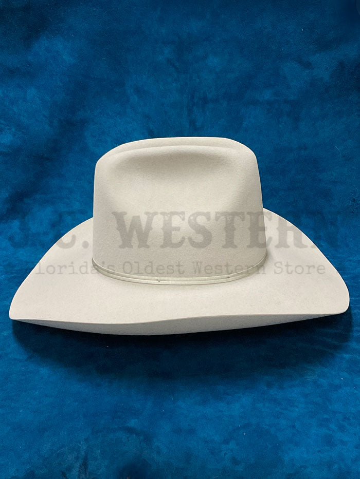 Resistol RFQH60 254071 QH60 6X Silverbelly Felt Cowboy Hat for Men - Western Rodeo, Outdoor Riding & Country Fashion