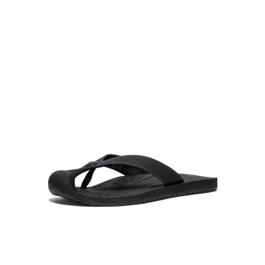 Women's Barbados Flip Flops - Comfortable Beach Sandals for Summer | Black & Steel Grey | Perfect for Pool, Beach, and Vacation Wear