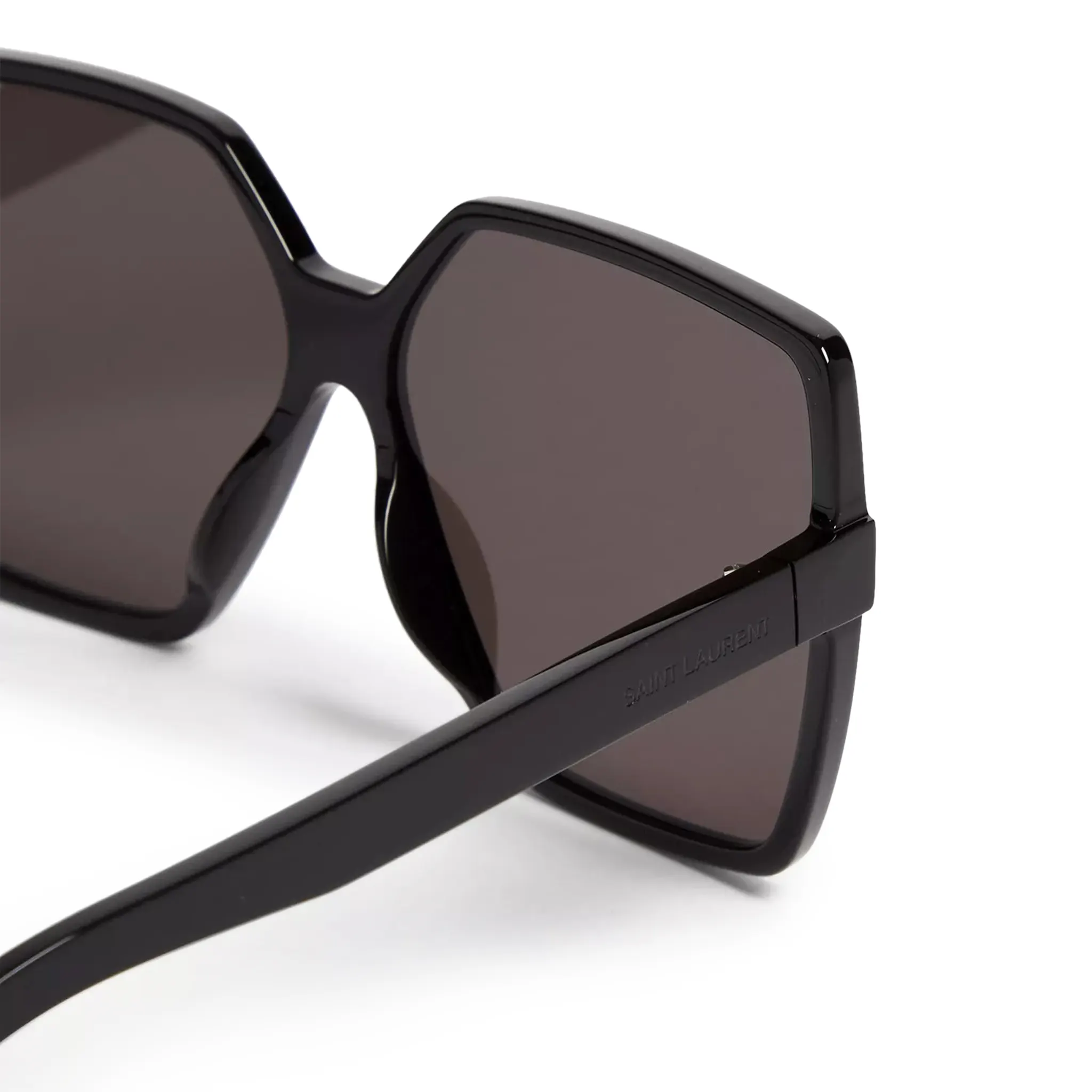Saint Laurent SL 232 001 Betty Black Sunglasses for Women - Luxury Designer Shades with UV Protection - Perfect for Beach, Driving & Fashion Outfits